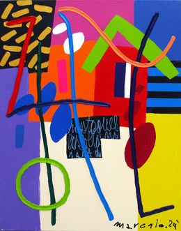 Painting, La casa, Marcello Cid Saint Jean