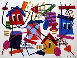 Painting, Noche Llena, Marcello Cid Saint Jean