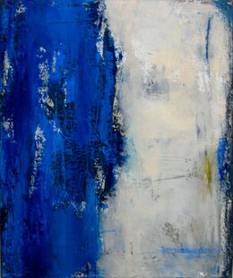 Painting, Nuances bleu-gris, Tania Carrara
