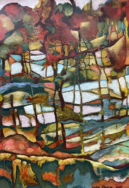 Painting, Autumn trees, Nadezda Stupina
