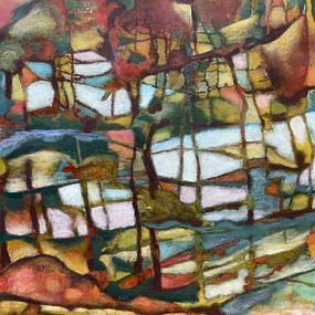 Painting, Autumn trees, Nadezda Stupina