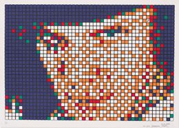 Drucke, Rubik Kubrick Clockwork Orange (Alex), Invader