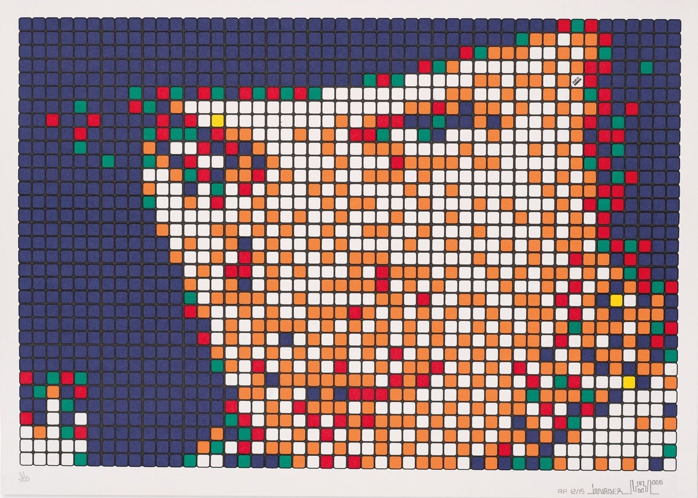 Invader, Rubik Kubrick Clockwork Orange (Alex) Invader, Rubik Kubrick Clockwork Orange (Alex)