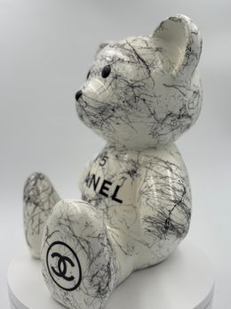 Sculpture, Ourson Teddy Chanel Marbre (1), Naor