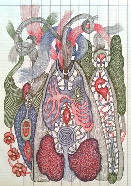 Fine Art Drawings, L'espoir en vert, Evelyne Postic