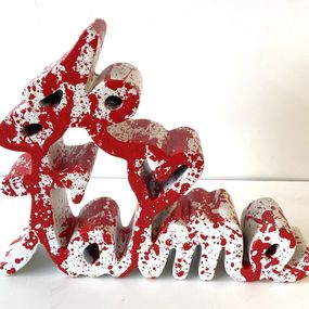 Sculpture, Je T'aime (Red Splash), Mr Brainwash