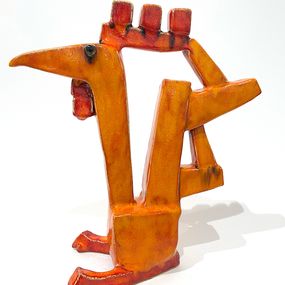 Sculpture, Comedic Rooster, Viktor Zuk