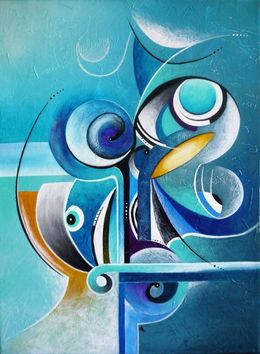 Peinture, Aquarius, Valérie Lamarre