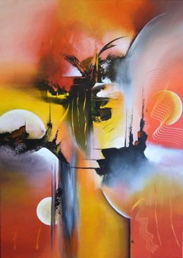 Peinture, Hamadryade, Valérie Lamarre