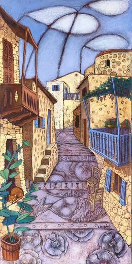 Peinture, Vouni Village, Alexandra Papafotiou