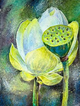 Gemälde, Shining Lotus, AreiRa