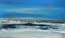 Gemälde, Bleu infini, Nicolas Ruelle