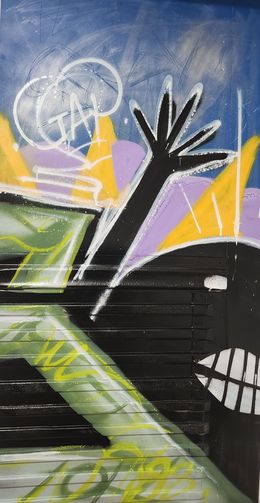 Gemälde, Collection Les Bleus de St Laz Fantome Ndek, Ndek
