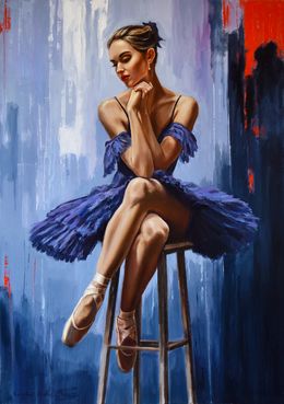 Gemälde, The beauty of purple, Serghei Ghetiu