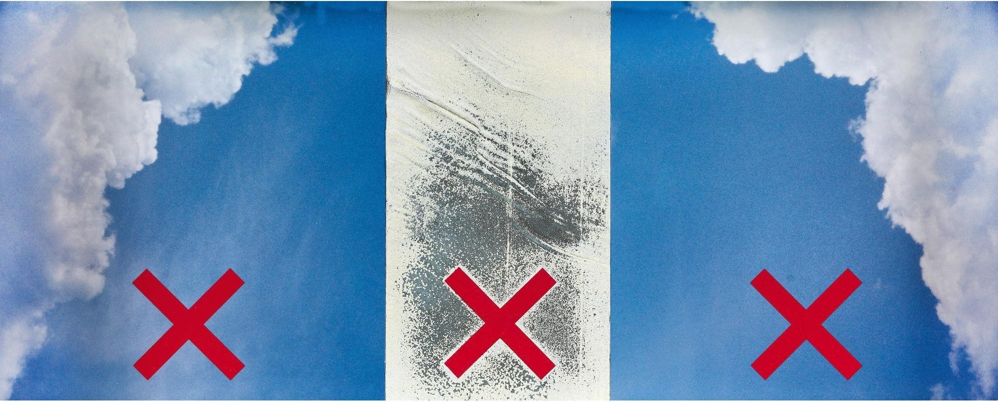 Robert Longo, Three Strikes You're Out (Triptych) Robert Longo, Three Strikes You're Out (Triptych)