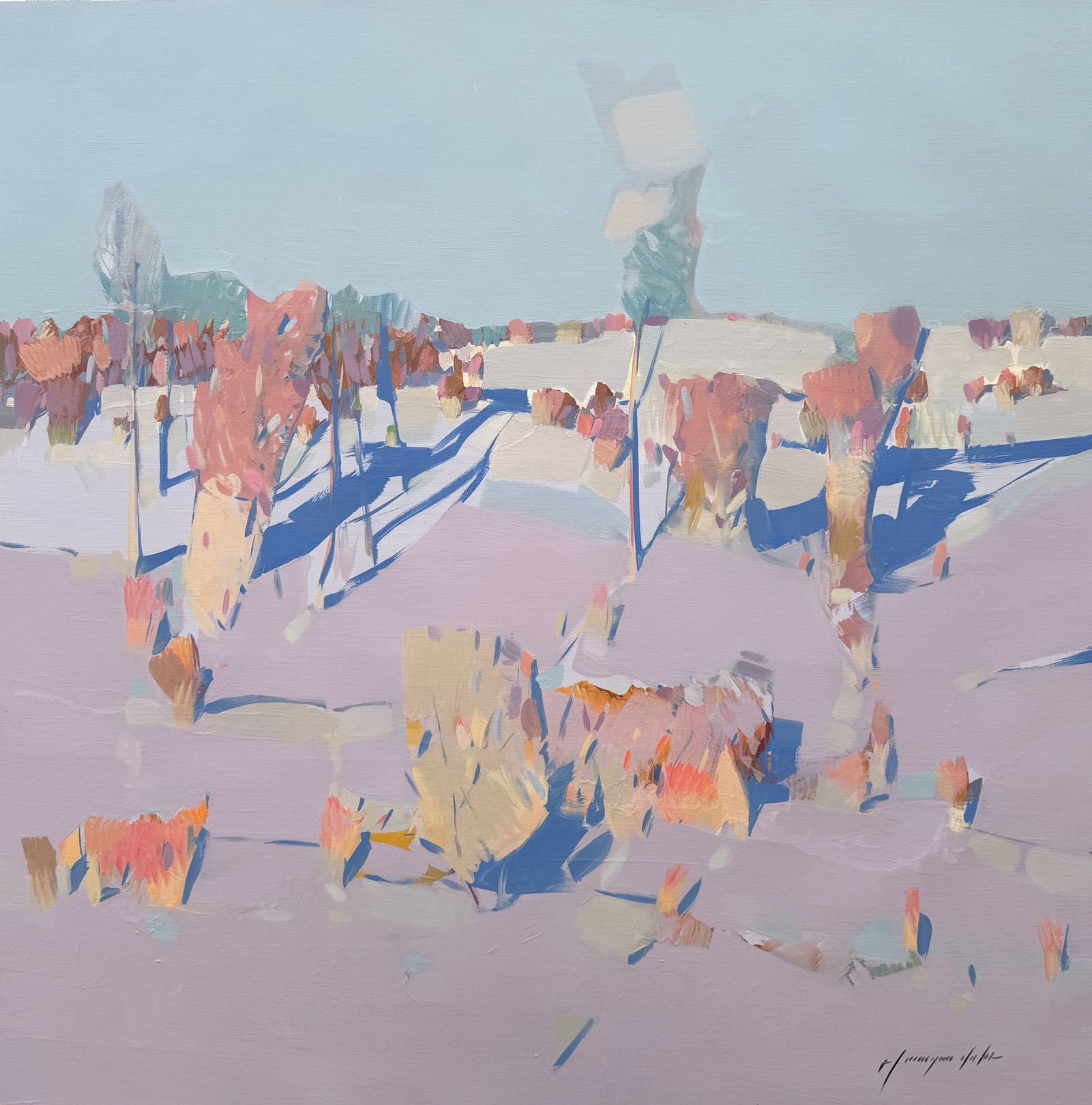 Vahe Yeremyan, Brushstrokes of Winter Vahe Yeremyan, Brushstrokes of Winter