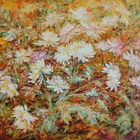 Peinture, Chrysanthemum paradise, Olga Artim
