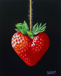 Gemälde, Cœur de fraise, Jean-Pierre Walter