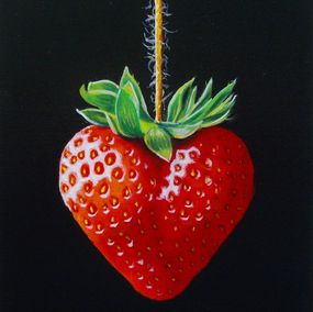 Gemälde, Cœur de fraise, Jean-Pierre Walter