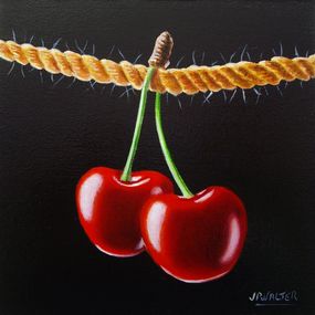 Gemälde, Cerises en tyrolienne, Jean-Pierre Walter