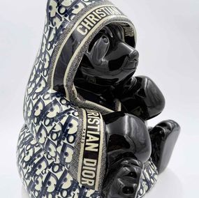 Skulpturen, Panda boxeur Dior (monogramme), Naor