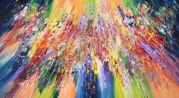 Painting, Symphony of spring L 2, Peter Nottrott