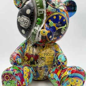 Sculpture, Teddy tête penchée Rolex, Naor