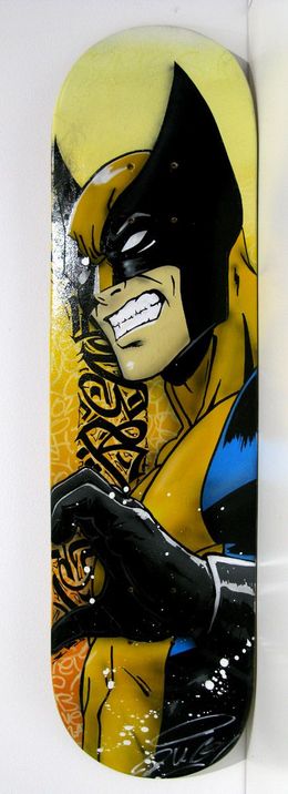 Skulpturen, Skate DeadPool Love Wolverine 1/2, Jug