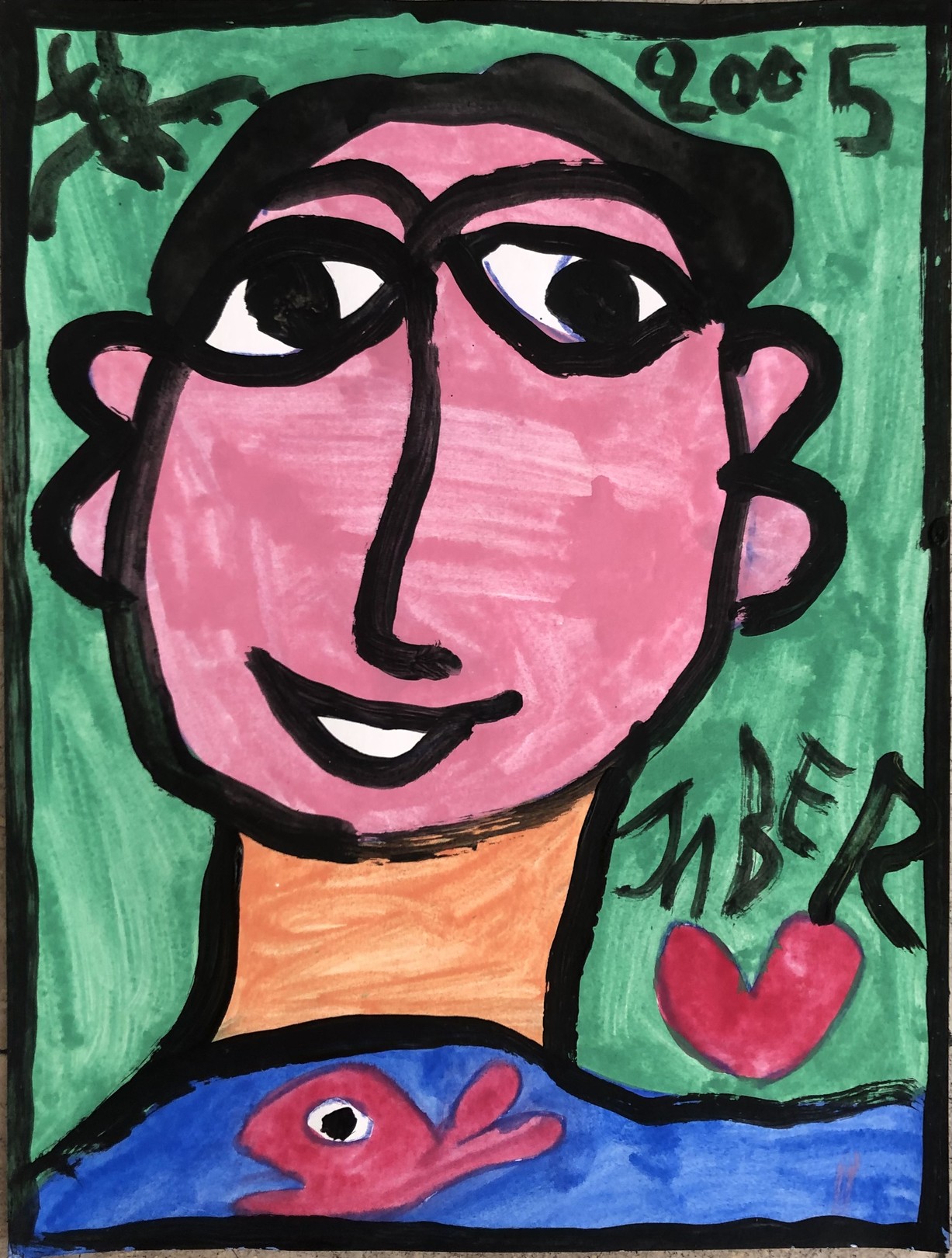 Jaber El Mahjoub, Portrait d'homme Jaber El Mahjoub, Portrait d'homme
