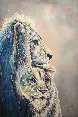 Gemälde, A King always protect his Queen, Hani Badawi Leo
