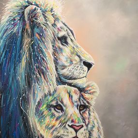 Pittura, A King always protect his Queen, Hani Badawi Leo