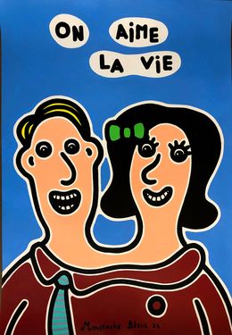 Zeichnungen, On aime la vie, Moustache Bleue