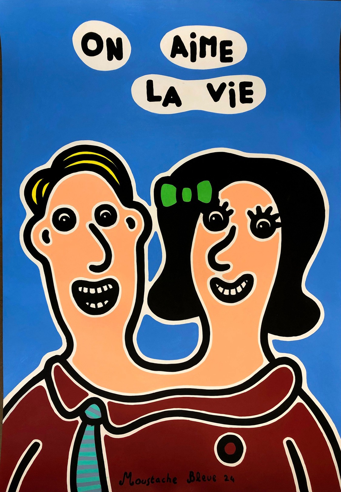 Moustache Bleue, On aime la vie Moustache Bleue, On aime la vie