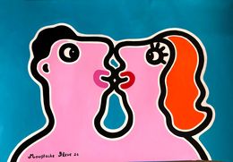 Zeichnungen, Amoureux, Moustache Bleue