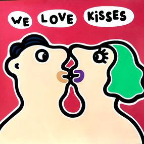 Zeichnungen, We love kisses, Moustache Bleue