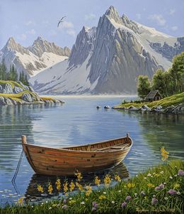 Gemälde, Still Waters, Sublime Peaks, Stepan Ohanyan