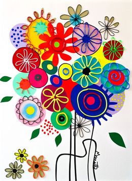 Peinture, Flowers, Muriel Matt