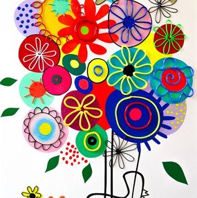 Gemälde, Flowers, Muriel Matt