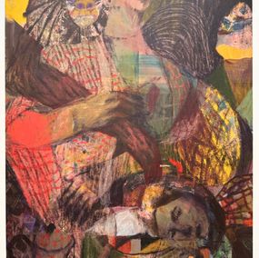 Print, Sans titre composition 2 femmes, Kazy Usclef