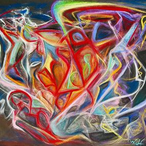 Zeichnungen, Danse nuit, Kristina Viera Wolf
