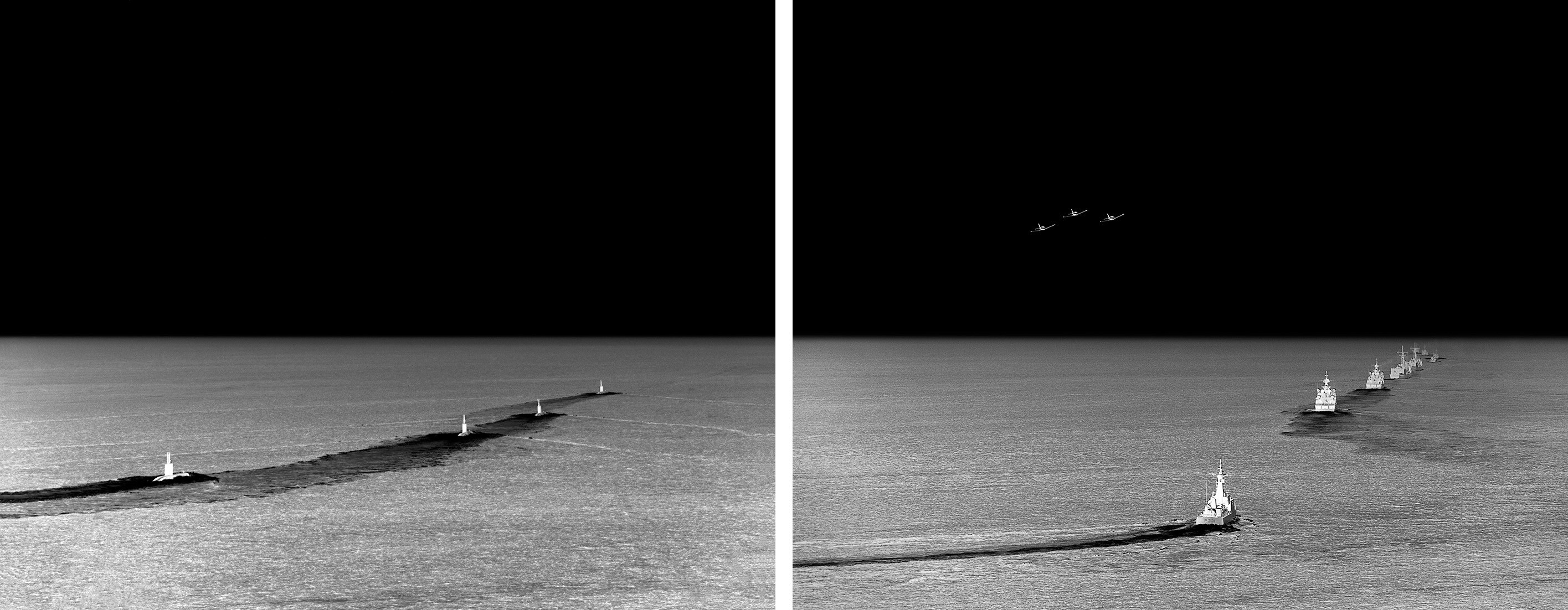Arslan Sükan, Visible and Disappearance, Diptych. From The While You Are Sleeping Series Arslan Sükan, Visible and Disappearance, Diptych. From The While You Are Sleeping Series