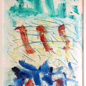 Gemälde, Contemporary French Abstract Expressionist, Christian Manoury