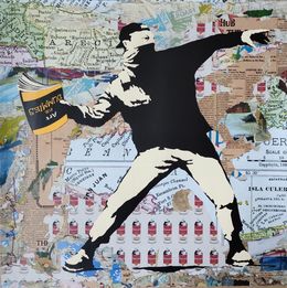 Gemälde, Banksy Thrower, Mr Brainwash