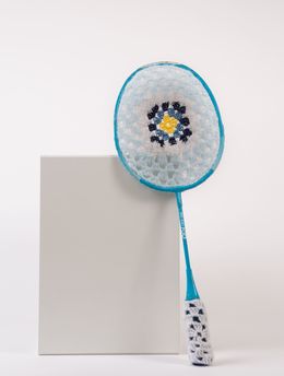 Sculpture, Small jeu en bleu, Sophie Inard