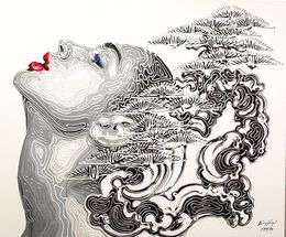 Painting, Bonsai, Chaiyapong Hongtong