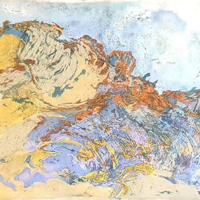 Fine Art Drawings, La Vague (The Wave), Francis Besson