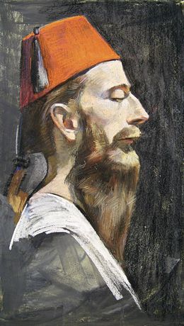 Painting, Wisdom of Time, Nicoleta Stati