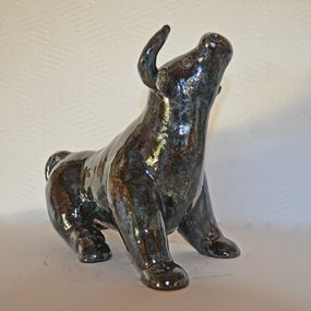 Sculpture, La vache aux aguets, Changzheng Zhu