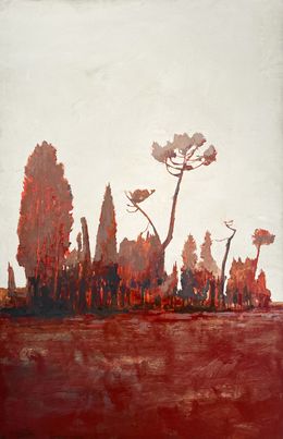 Peinture, Red Earth 1, Ivo Bistrichki