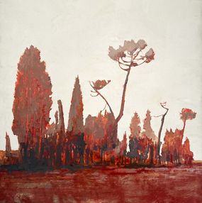 Gemälde, Red Earth 1, Ivo Bistrichki
